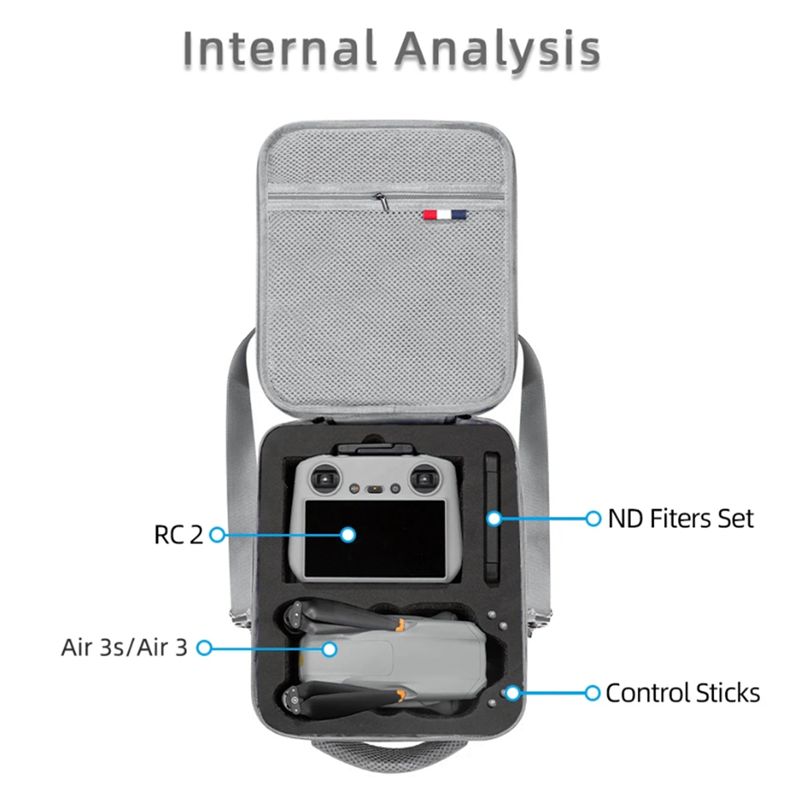 ポータブル収納バッグ DJI Air 3S ドローン用 落下 - Drone Rc N2 のレビューと価格