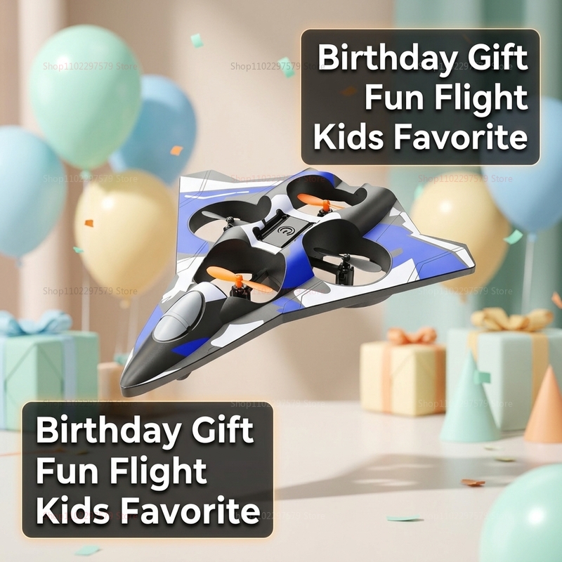 フォーム航空機スタントヘリコプタークールな戦闘機360回転衝 - Drone Rc Fighter Jet のレビューと価格