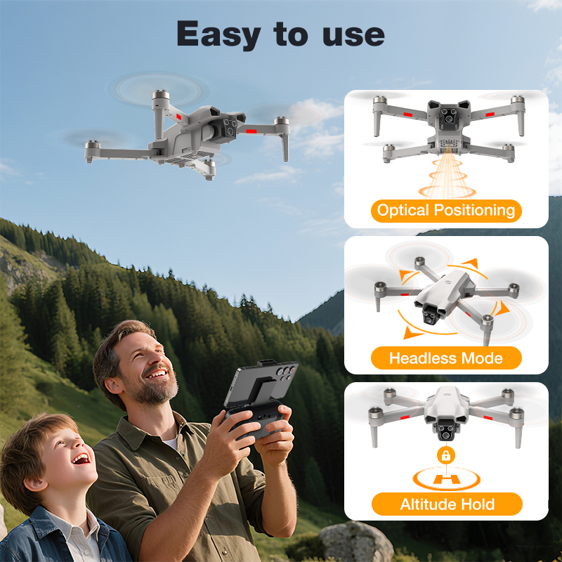 新型ホットL017プロドローン ブラシレス 3Dロール 36 - Drone Rc Team City のレビューと価格