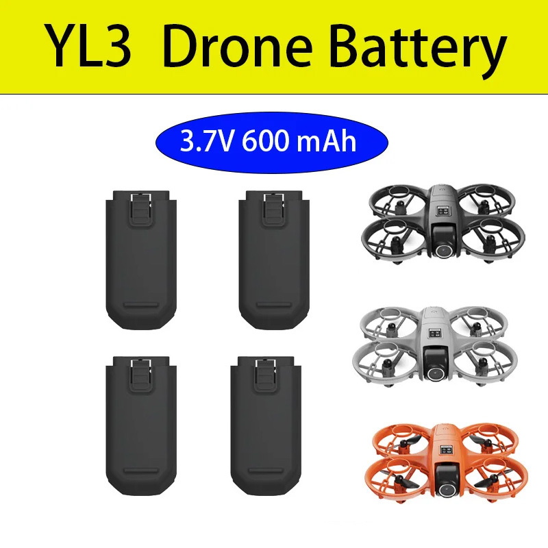 YL3 ミニドローンバッテリー 3.7V 600mAh YL - Drone Rc Yl3 のレビューと価格