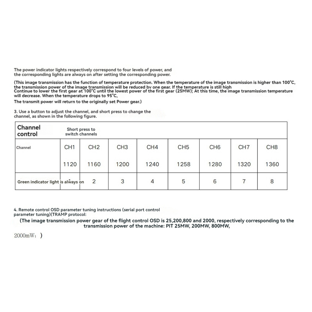 AS96-1.2G 2W VTX 8CH 2000Mw FP - Vtx Video Transmitter のレビューと価格