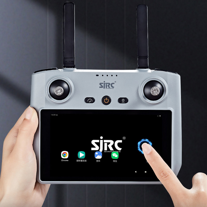 5.5 インチ タッチ スクリーン リモコン SJRC F2 - Drone Sjrc のレビューと価格