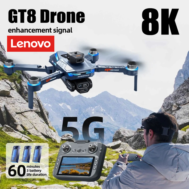 Lenovo GT8 ドローン 8K プロフェッショナル 4 - Drone Gt8 Rc のレビューと価格